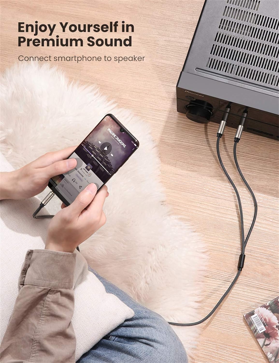 UGREEN 3.5mm to Dual 6.35mm Stereo Audio Cable 2M 10615 in Sri Lanka | ido.lk