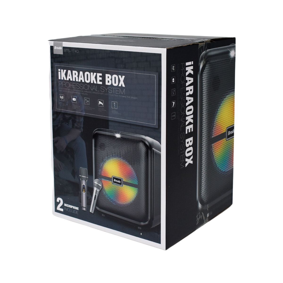 Brodu BTS 1740 karaoke Bluetooth Speaker Best price in Sri Lanka | ido.lk