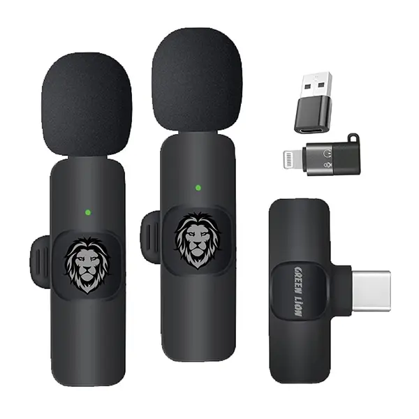 Green Lion 3 in 1 Wireless Microphone@ ido.lk
