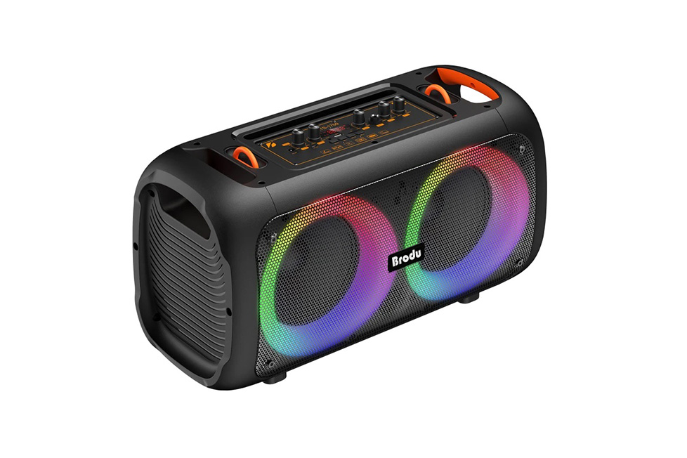 Brodu BTS-1709 Bluetooth Karaoke Speaker Rechargeable Party Speaker Best Price in SriLanka | ido.lk