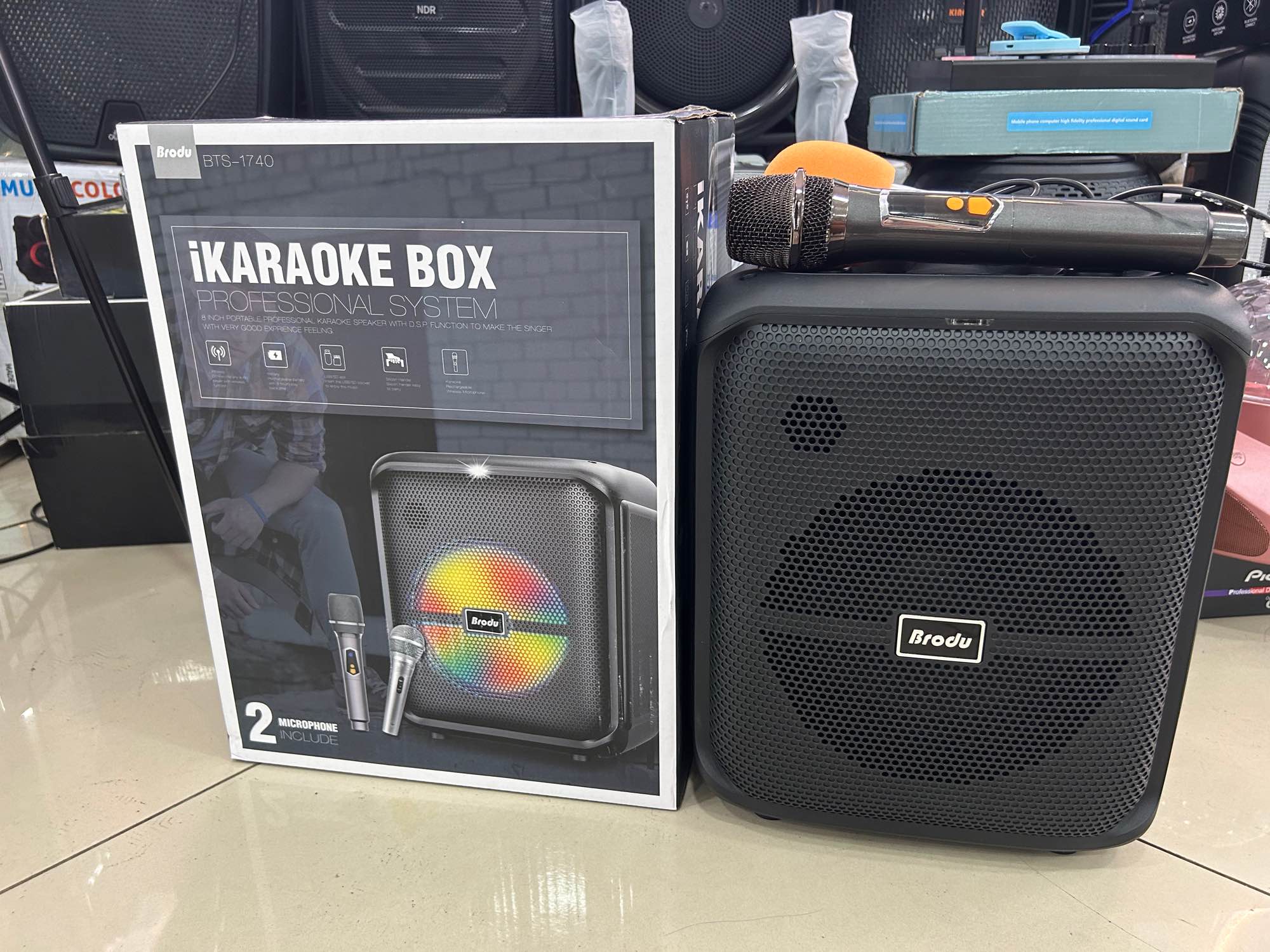 Brodu BTS 1740 karaoke Bluetooth Speaker Best price in Sri Lanka | ido.lk