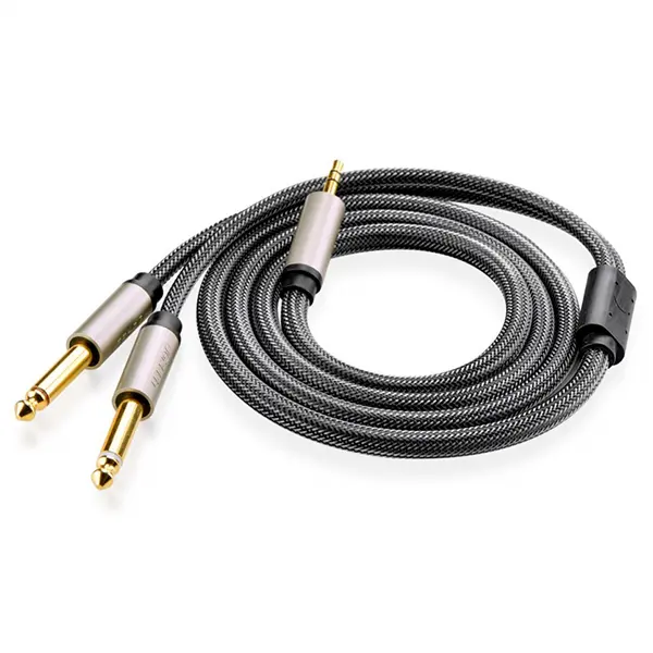 UGREEN 3.5mm to Dual 6.35mm Stereo Audio Cable 2M @ido.lk