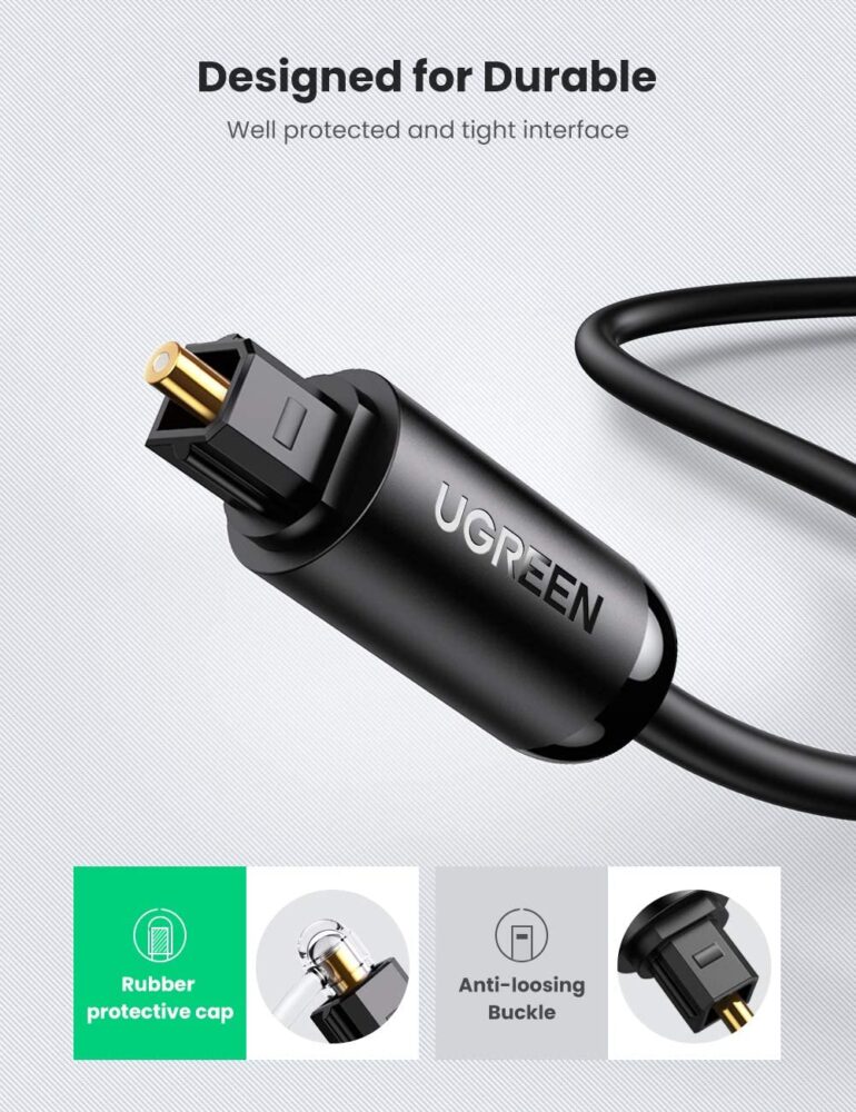 UGREEN Toslink Optical Audio Cable 1.5M AV122 70891 in SriLanka | ido.lk