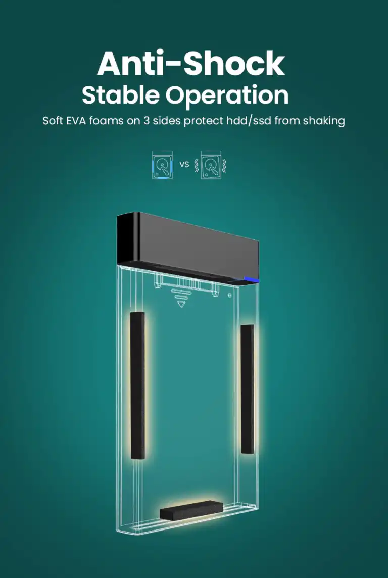 UGREEN USB C 3.1 2.5inch Hard Disk Enclosure 60735 in Sri Lanka from ido.lk