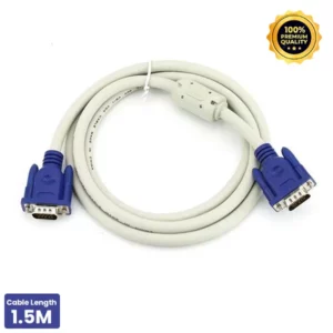 VGA Cable 1.5M Male to Male@ido.lk