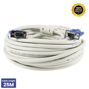 VGA Cable 25M Male to Male@ido.lk
