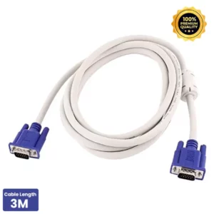 VGA Cable 3M Male to Male@ido.lk