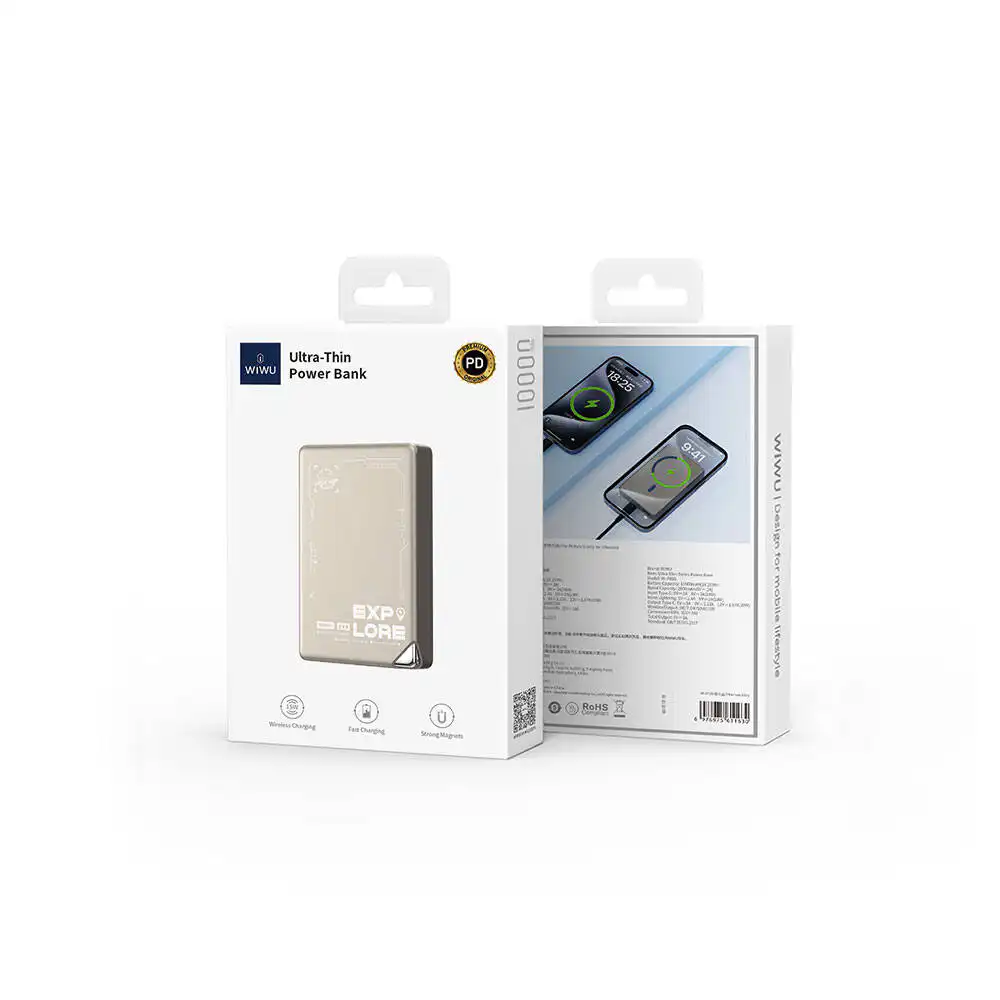 Wiwu Wi-P020 Ultra-Thin Magsafe Powerbank 15W 10000mAh in Sri Lanka | ido.lk