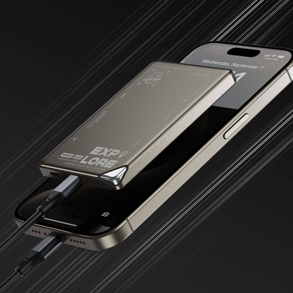 Wiwu Wi-P020 Ultra-Thin Magsafe Powerbank 15W 10000mAh in Sri Lanka | ido.lk