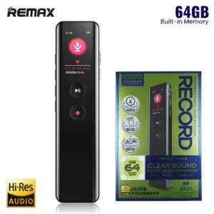 REMAX RP3 Voice Recorder 64GB Built-in Memory @ ido.lk