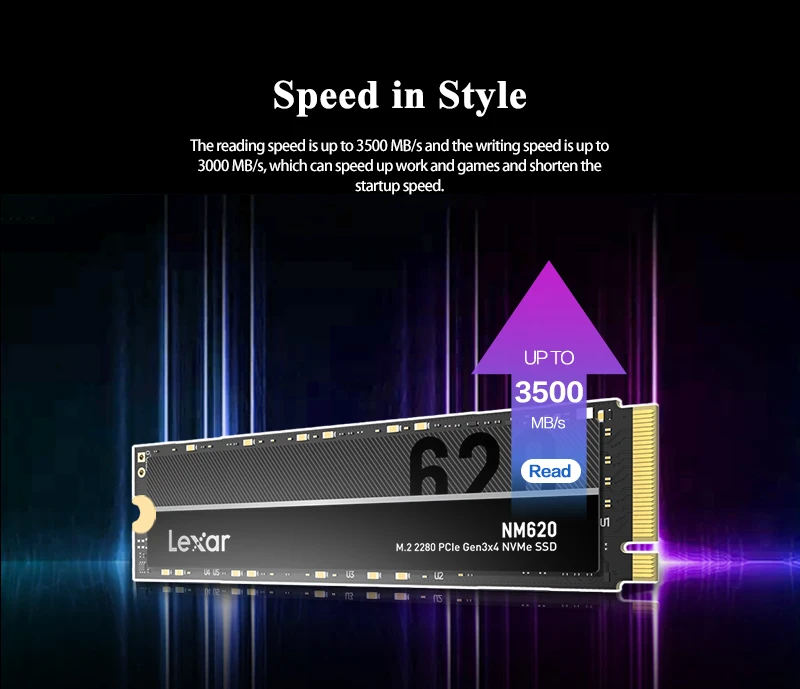 Lexar 256GB NVMe SSD NM620 M.2 2280 Best Price in Sri Lanka | ido.lk