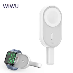 WIWU ARK 2 in 1 Wireless Smart Watch Charger@ido.lk