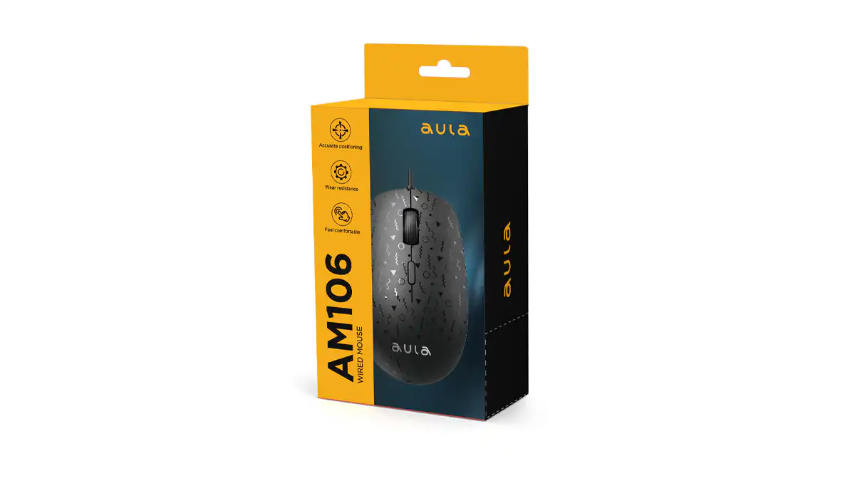 Aula AM106 USB Wired Optical Mouse Best Price | ido.lk