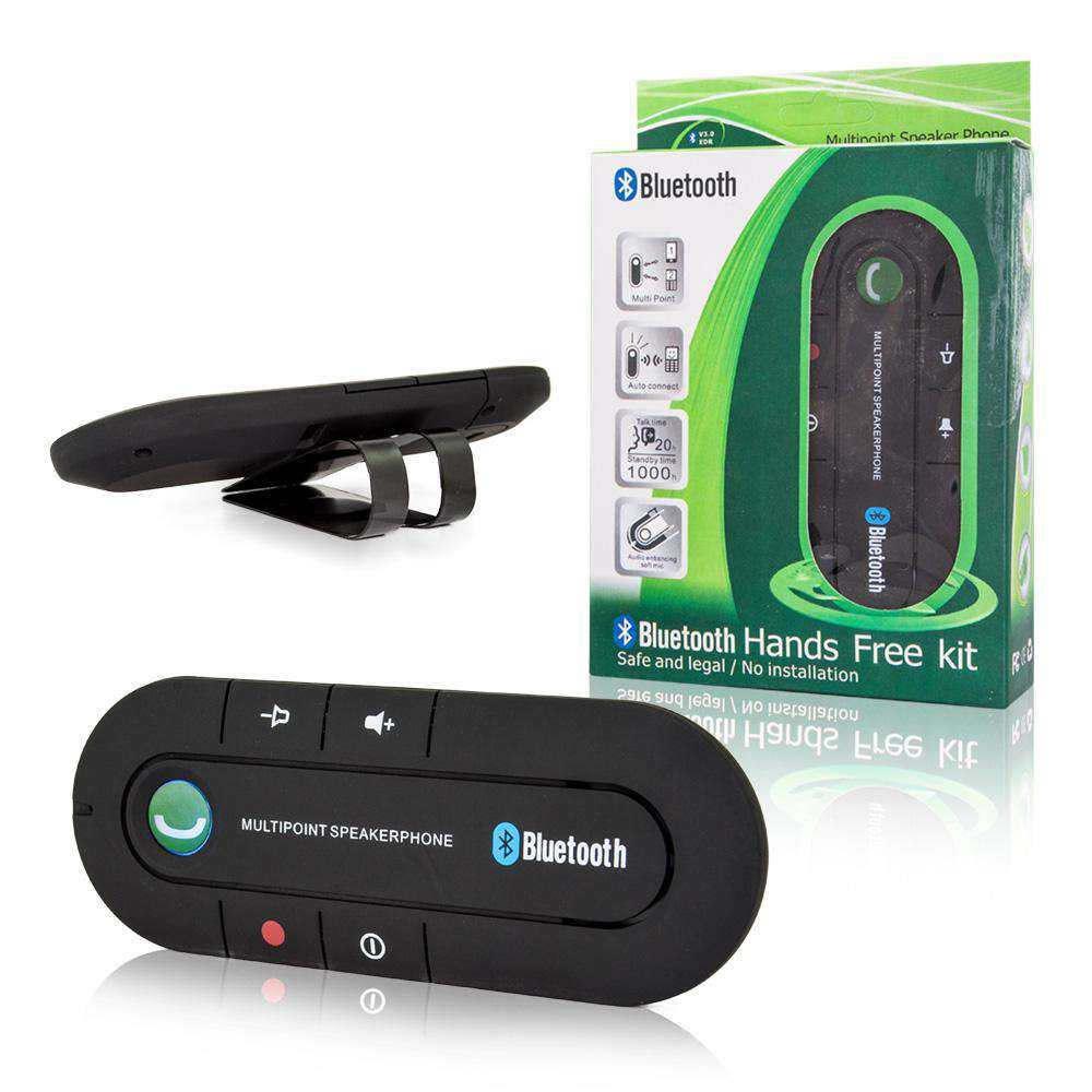 Bluetooth Handsfree Car Kit 3.0 MULTIPOINT+ EDR - Black
