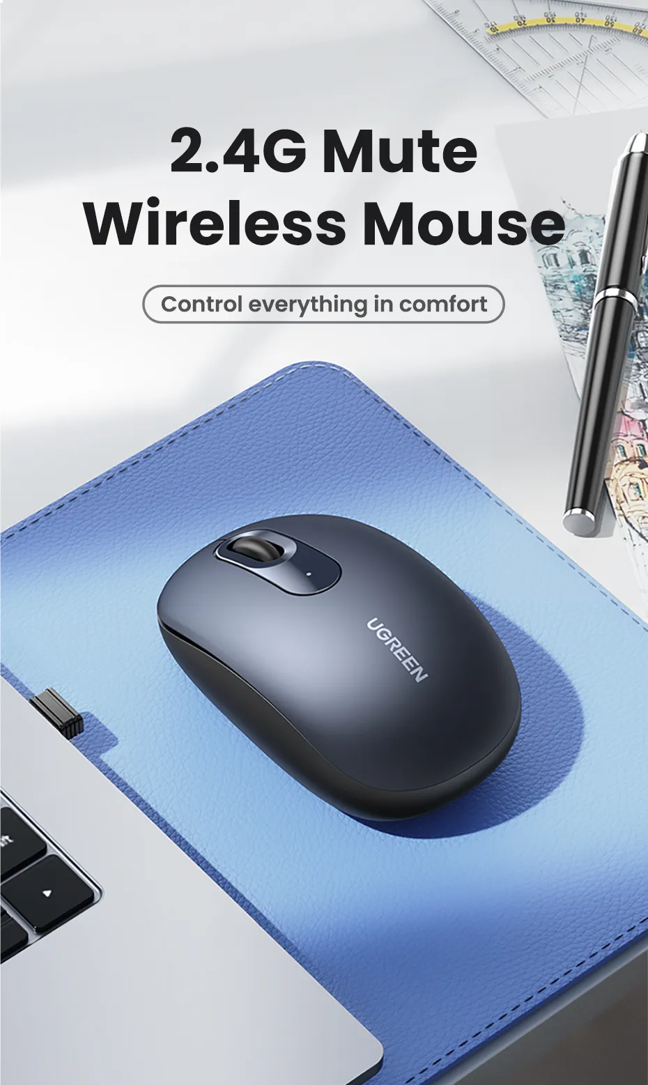 UGREEN 2.4G Wireless Mouse MU105 Best Price in Sri Lanka | ido.lk