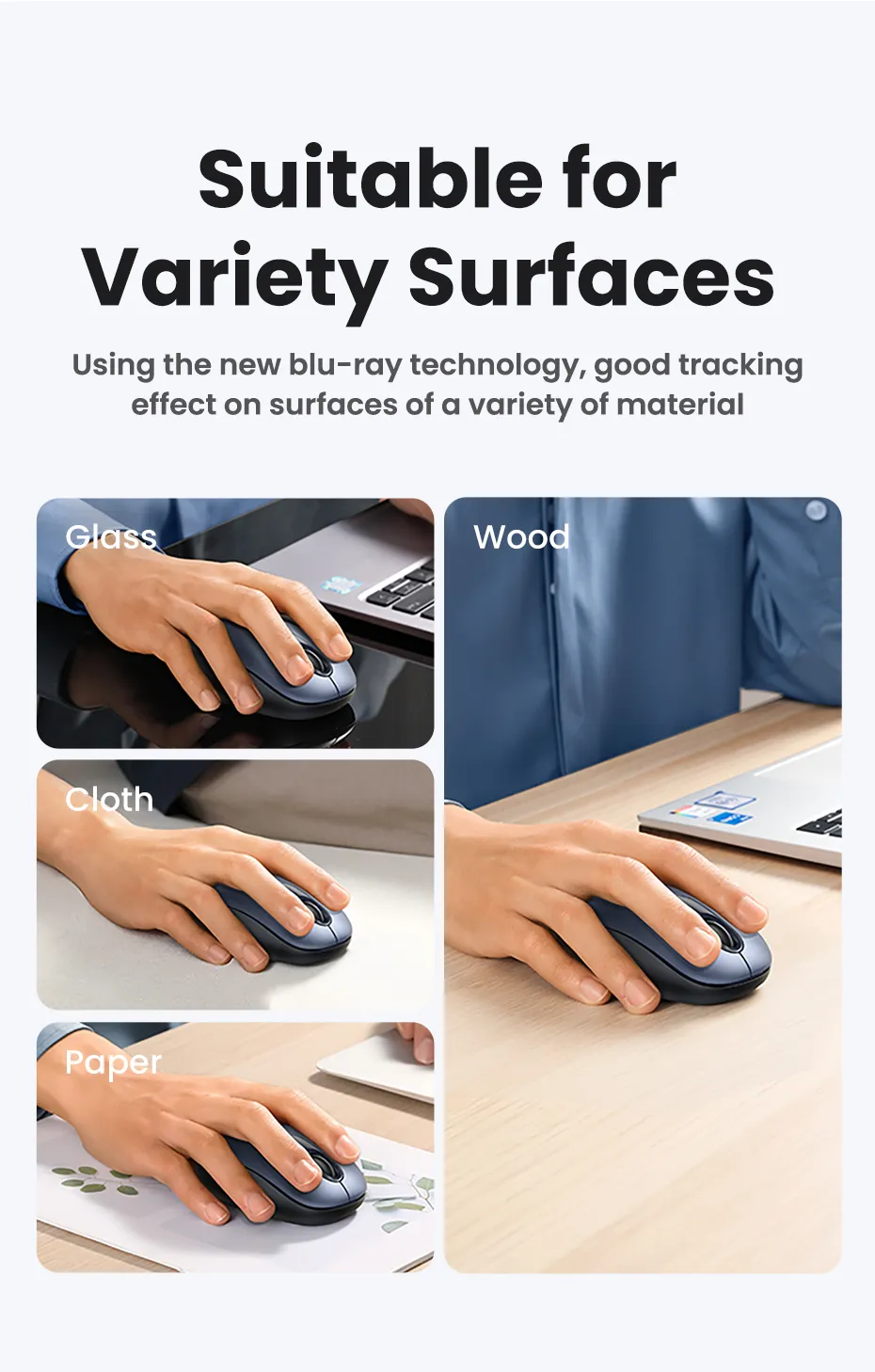 UGREEN 2.4G Wireless Mouse MU105 Best Price in Sri Lanka | ido.lk