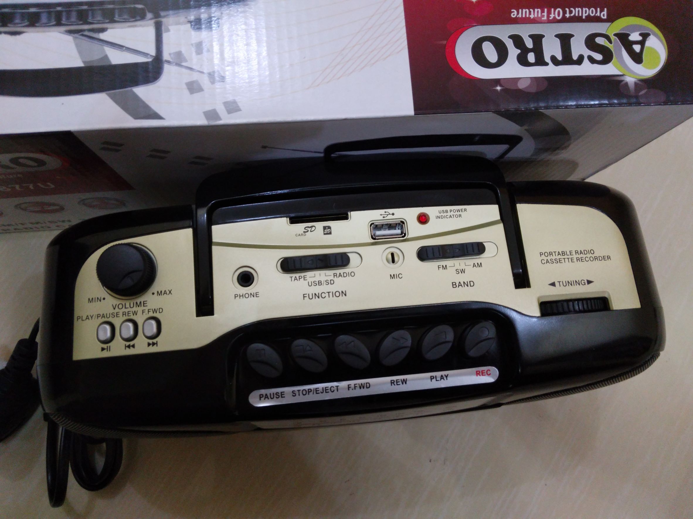 ASTRO AS-877U FM RADIO with USB/SD Card Cassette recorder Best Price in Sri Lanka | ido.lk