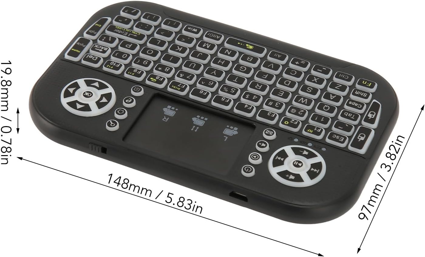 Mini Bluetooth Keyboard with Touchpad + 2.4GHz Backlit Keyboard Best Price in Sri Lanka | ido.lk