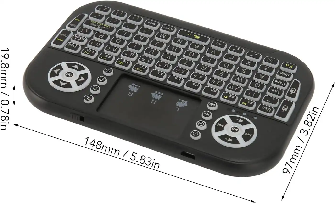 Mini Bluetooth Keyboard with Touchpad + 2.4GHz Backlit Keyboard Best Price in Sri Lanka | ido.lk