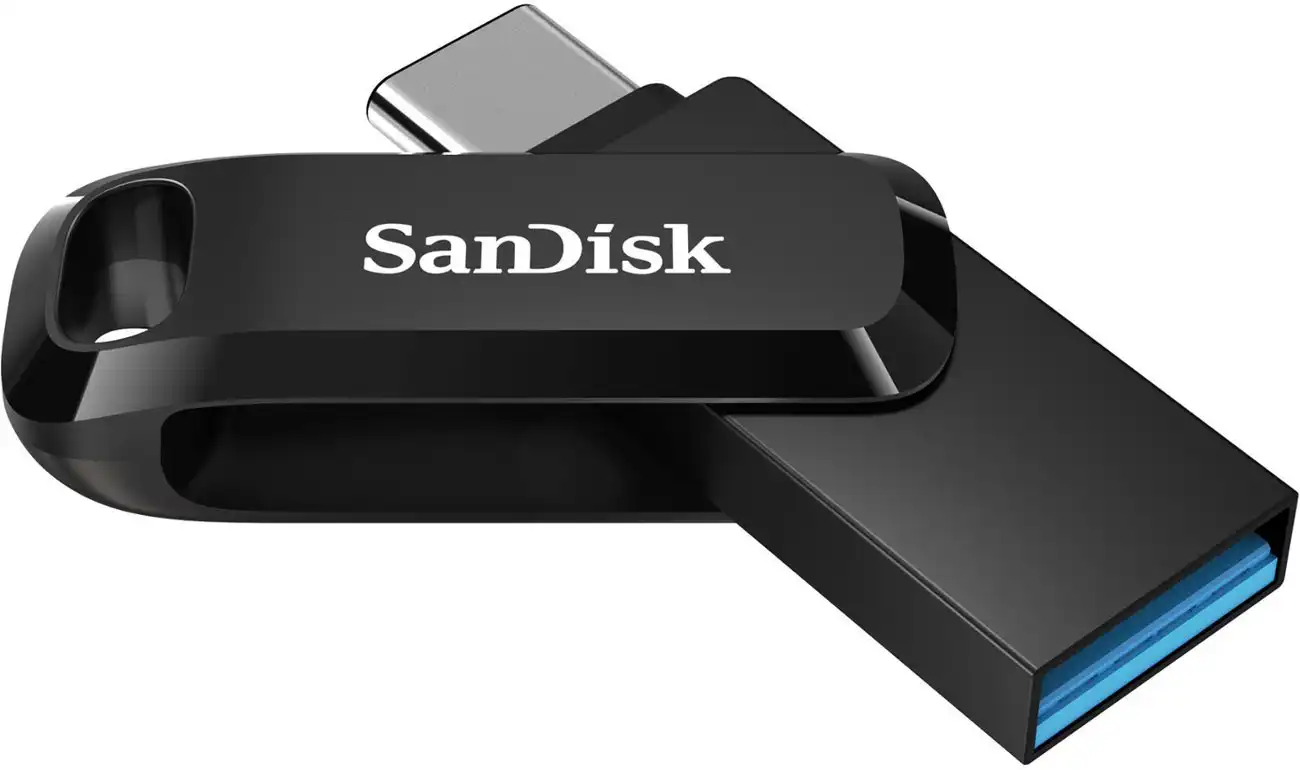 Zoom in on Alt View 14. SanDisk - Ultra Dual Drive Go 128GB USB Type-A/USB Type-C Flash Drive - Black.
