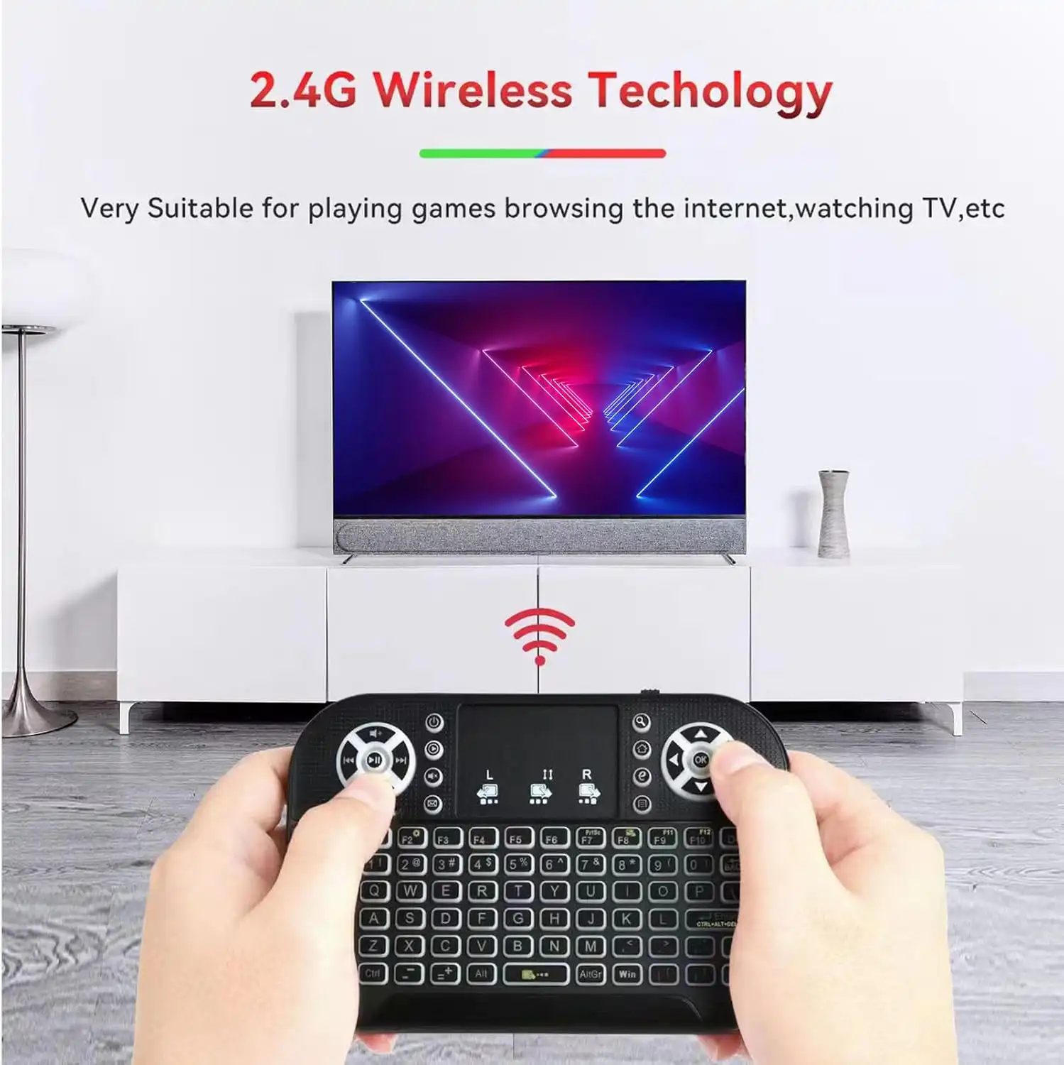Mini Bluetooth Keyboard with Touchpad + 2.4GHz Backlit Keyboard Best Price in Sri Lanka | ido.lk