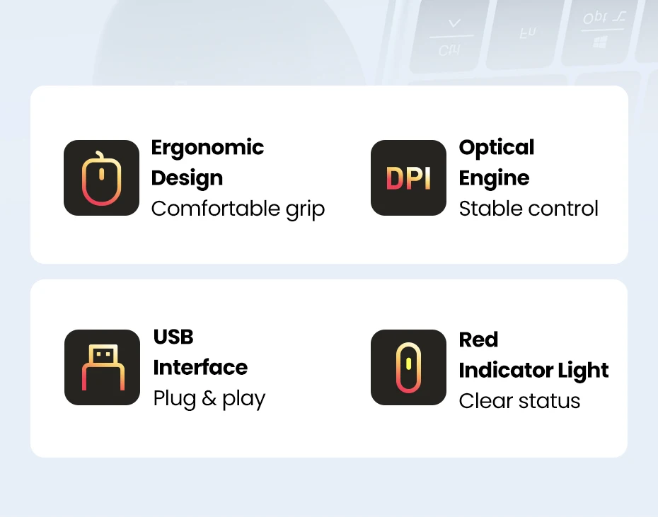 UGREEN USB Wired Mouse MU007 Best Price in Sri Lanka | ido.lk
