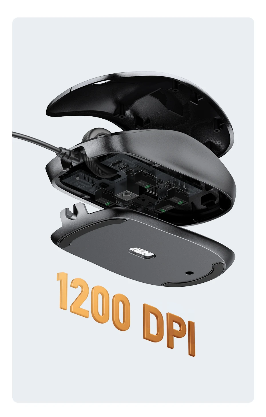 UGREEN USB Wired Mouse MU007 Best Price in Sri Lanka | ido.lk