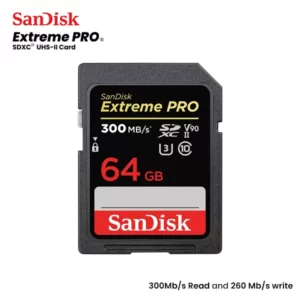 SanDisk 64GB Extreme PRO UHS-II SDXC Memory Card@ido.lk