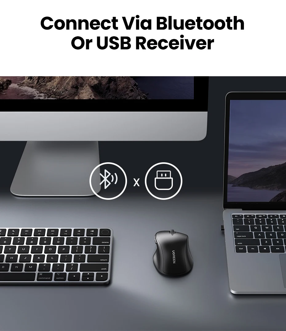 UGREEN Bluetooth 5.0 Wireless Mouse MU101 Best Price in Sri Lanka | ido.lk