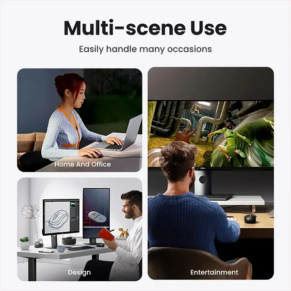 UGREEN USB Wired Mouse MU007 1200 DPI Sri Lanka@ ido.lk