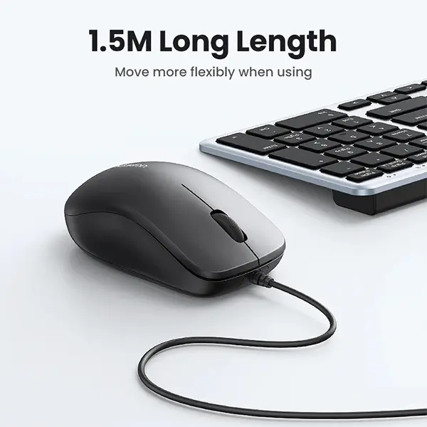 UGREEN USB Wired Mouse MU007 1200 DPI Sri Lanka@ido.lk