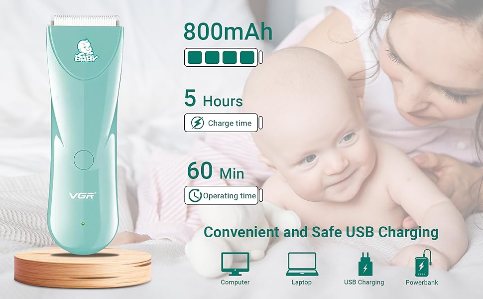 VGR V-150 Rechargeable Baby Hair Clipper Trimmer Best Price in Sri Lanka | ido.lk