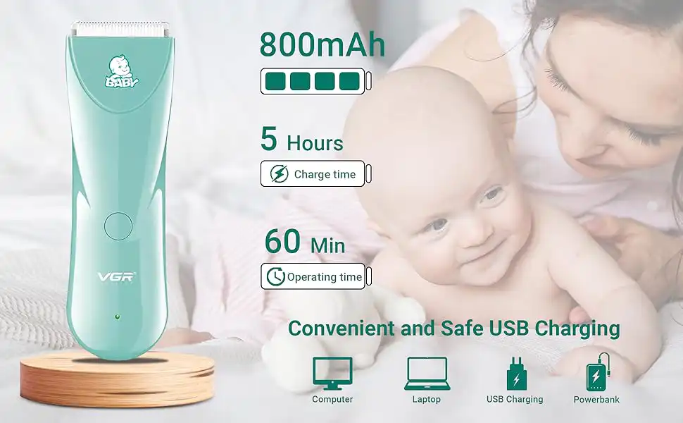 VGR V-150 Rechargeable Baby Hair Clipper Trimmer Best Price in Sri Lanka | ido.lk