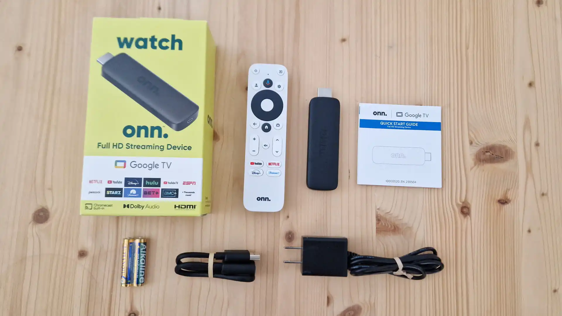onn. Full HD Streaming Device, review: low cost Google TV-Stick in Sri Lanka | ido.lk