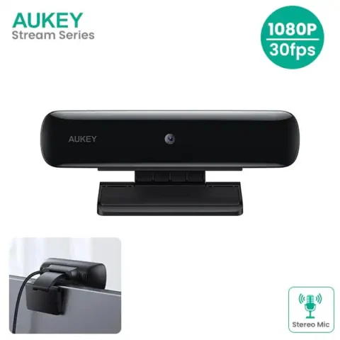 AUKEY 1080P HD Web Camera with Stereo Microphone -min