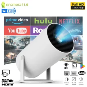 Android Smart Mini Projector 1080P Full HD Home Theater Projector@ido.lk