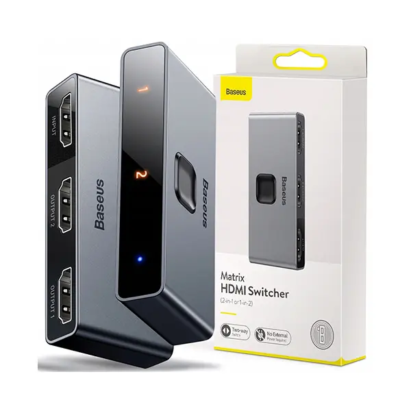 Baseus 2 in 1 Matrix HDMI Switcher Best Price in Sri Lanka ido.lk