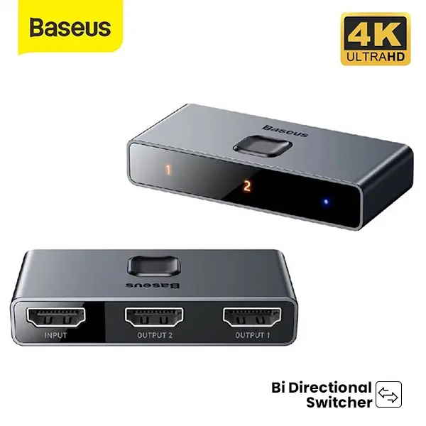 Baseus 2 in 1 Matrix HDMI Switcher ido.lk