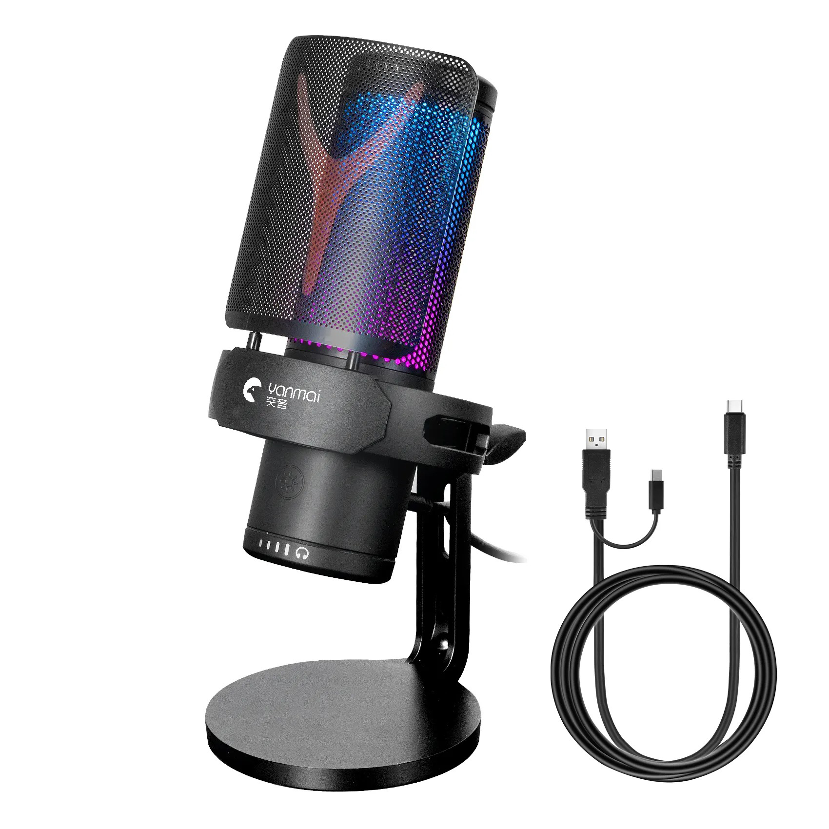 USB Wired Condenser Recording Microphone YANMAI GM7