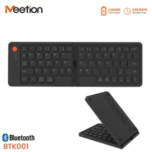 Meetion BTK001 Wireless Bluetooth Keyboard Foldable Design@ido.lk