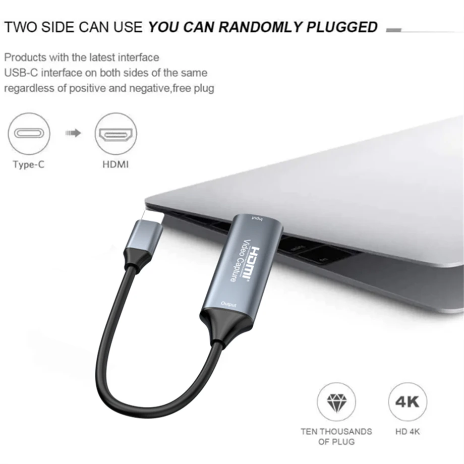 USB C Video Capture Card 4K HDMI to Type C Sri Lanka | ido.lk