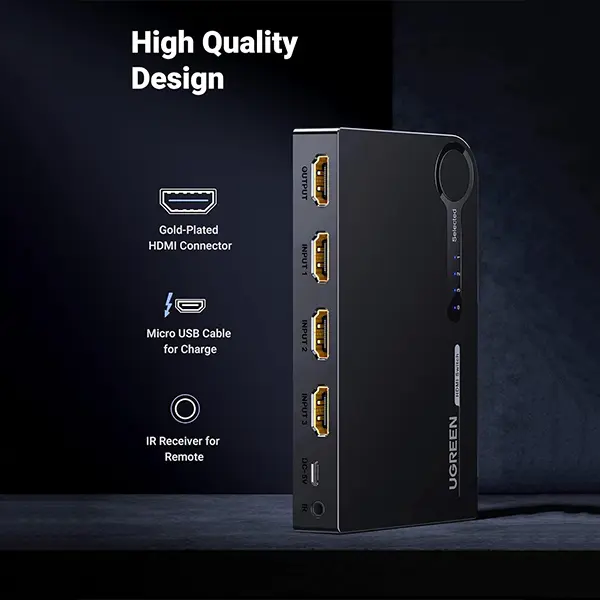 UGREEN HDMI Switch 3 IN 1 OUT HDMI Switcher Sri Lanka @ ido.lk