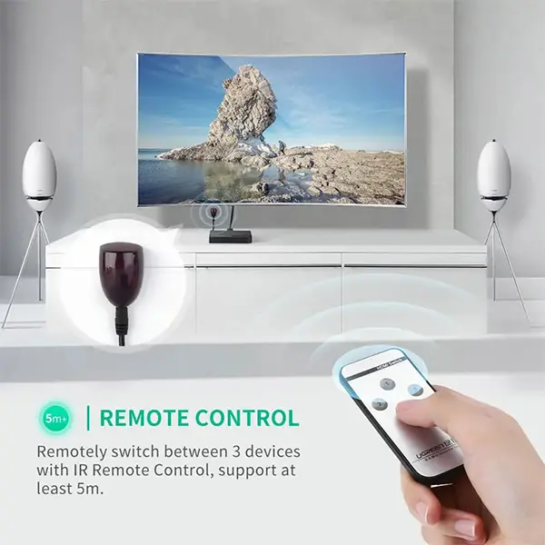 UGREEN HDMI Switch 3 IN 1 OUT HDMI Switcher Sri Lanka @ido.lk