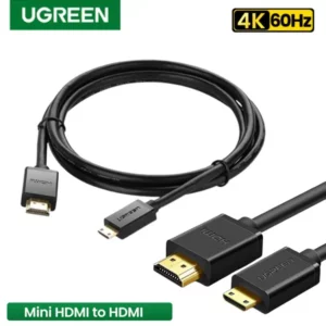 Ugreen Mini HDMI to HDMI Cable 1.5M 4K 60Hz 11167@ido.lk