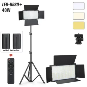 40W Portable LED Panel Photography Light LED-680 Pro@ido.lk