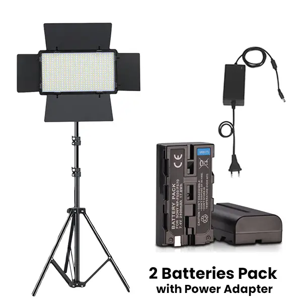 50W Portable LED Light Panel LED-880 Pro Video and Photo Lighting Kit @ ido.lk