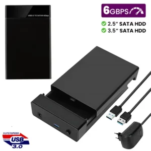 USB 3.0 3.5inch External Hard Drive Enclosure@ido.lk