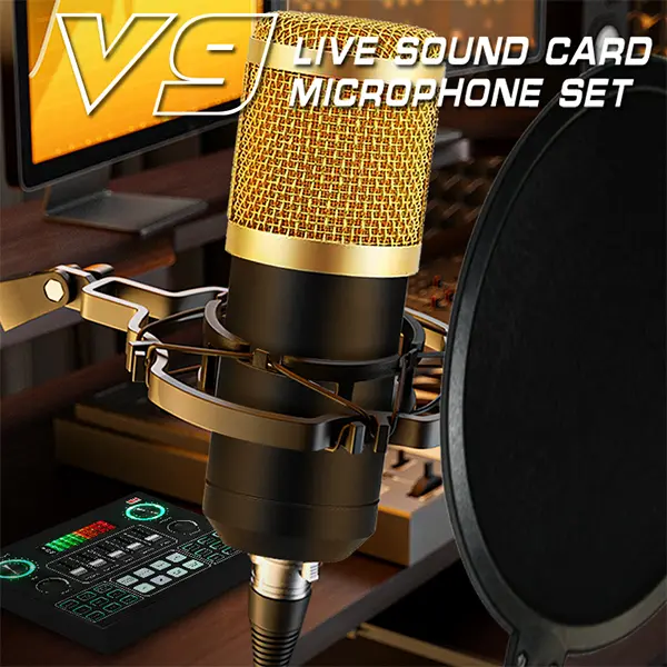 V9 Sound Card with Condenser Mic Price in Sri Lanka @ido.lk