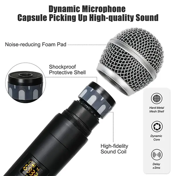 Wireless Rechargeable Handheld Microphone @ ido.lk