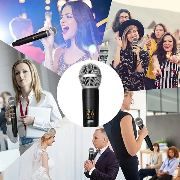 Wireless Rechargeable Handheld Microphone Sri Lanka@ ido.lk